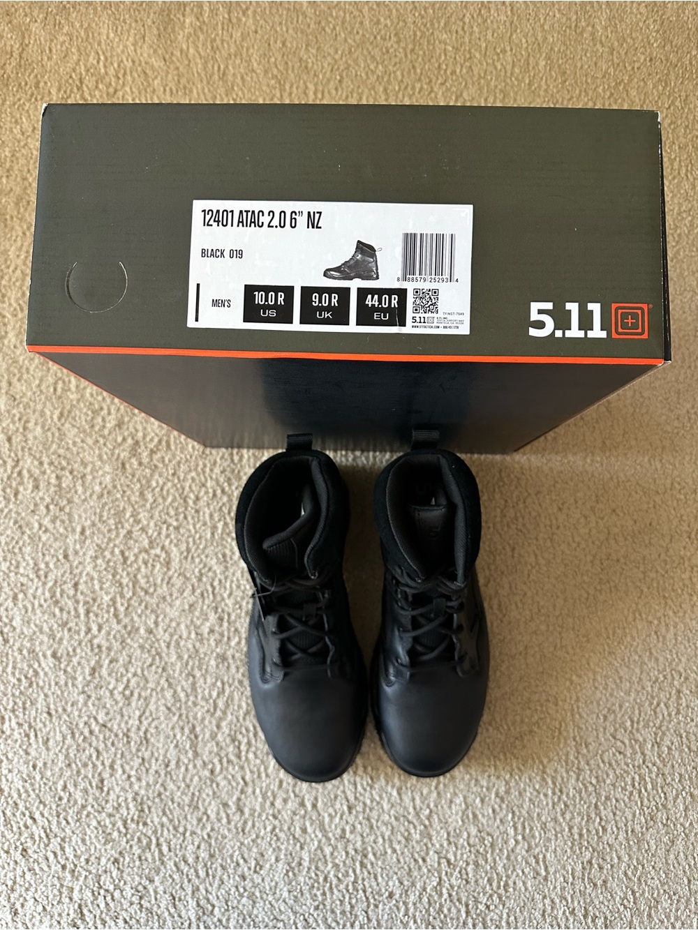 5.11 Tactical ATAC 2.0 6" Men's Boots - Black